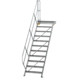 Munk Treppe mit Plattform 45° Stufenbreite 800 mm - 600451