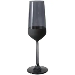 Boltze Sektglas Moluna, 195 ml, Schwarz
