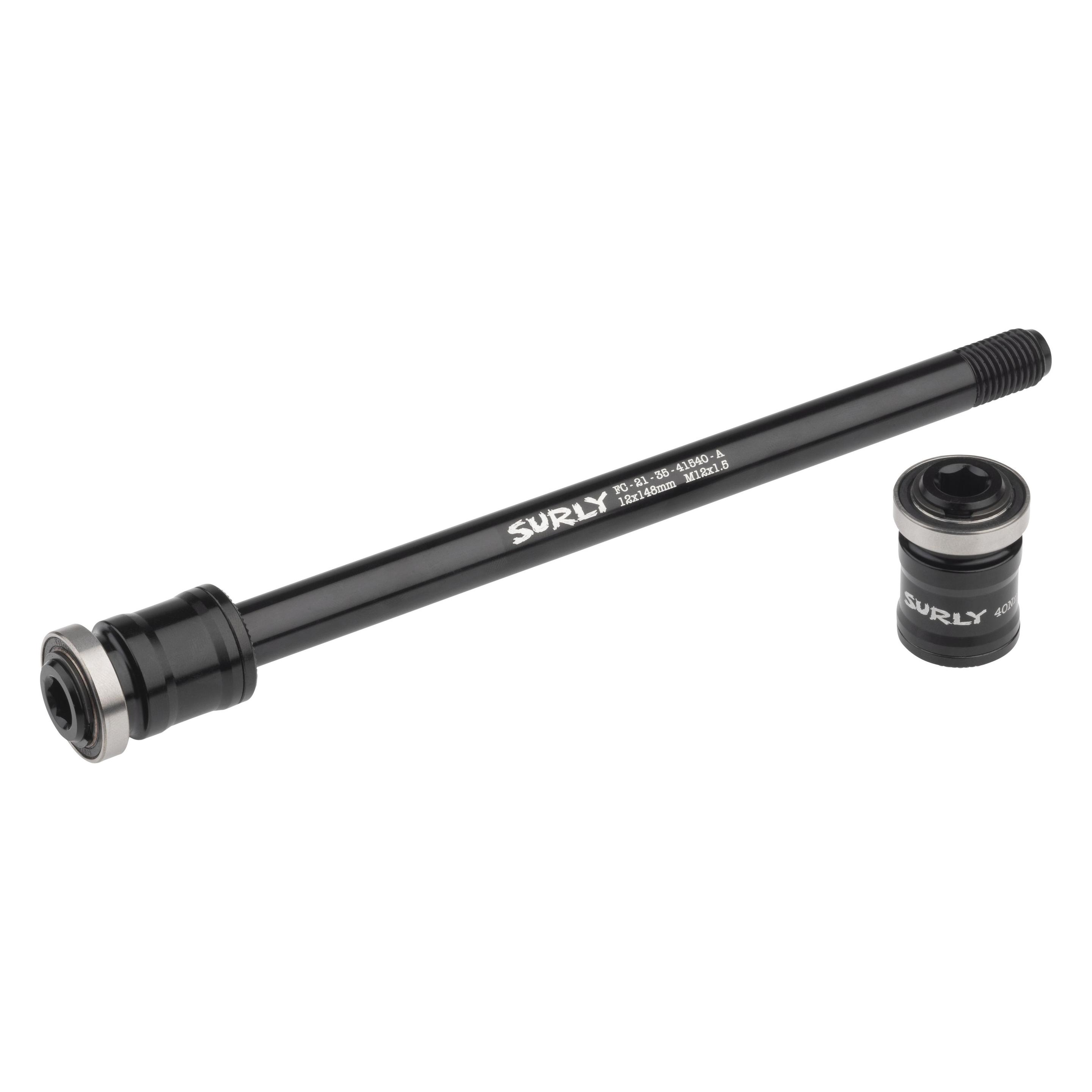 Surly Excellent Adventure Steckachse mit Fahrradanhänger Kupplung, HR 12x148mm, black (39314894)