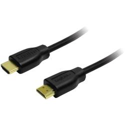 LogiLink HDMI Anschlusskabel HDMI-A Stecker, HDMI-A Stecker 5.00 m Schwarz CH0039 4K UHD HDMI-Kabel