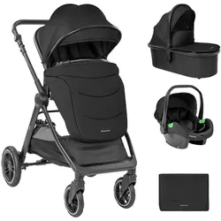 Kikkaboo, Kinderwagen, Kombikinderwagen Ava 3 in 1 (0 Monate - 4 Jahre)