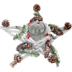 ADVENTSKRANZ STERN Weiß