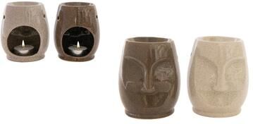 IH Casa Decor Ceramic Oil Burner Faces Asstd - Set of 2