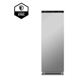 Kühlschrank 1 Tür 400L Edelstahl +2°C bis +10°C automatisch
