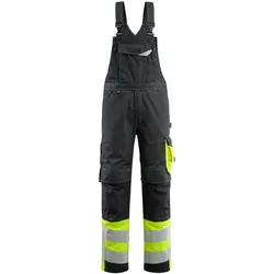 Warnschutz Latzhose "SUNDERLAND" Safe Supreme - 90C46 - schwarz/gelb