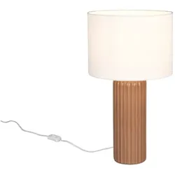 Reality Tischleuchte Blair Keramik Braun Mokka 51 cm