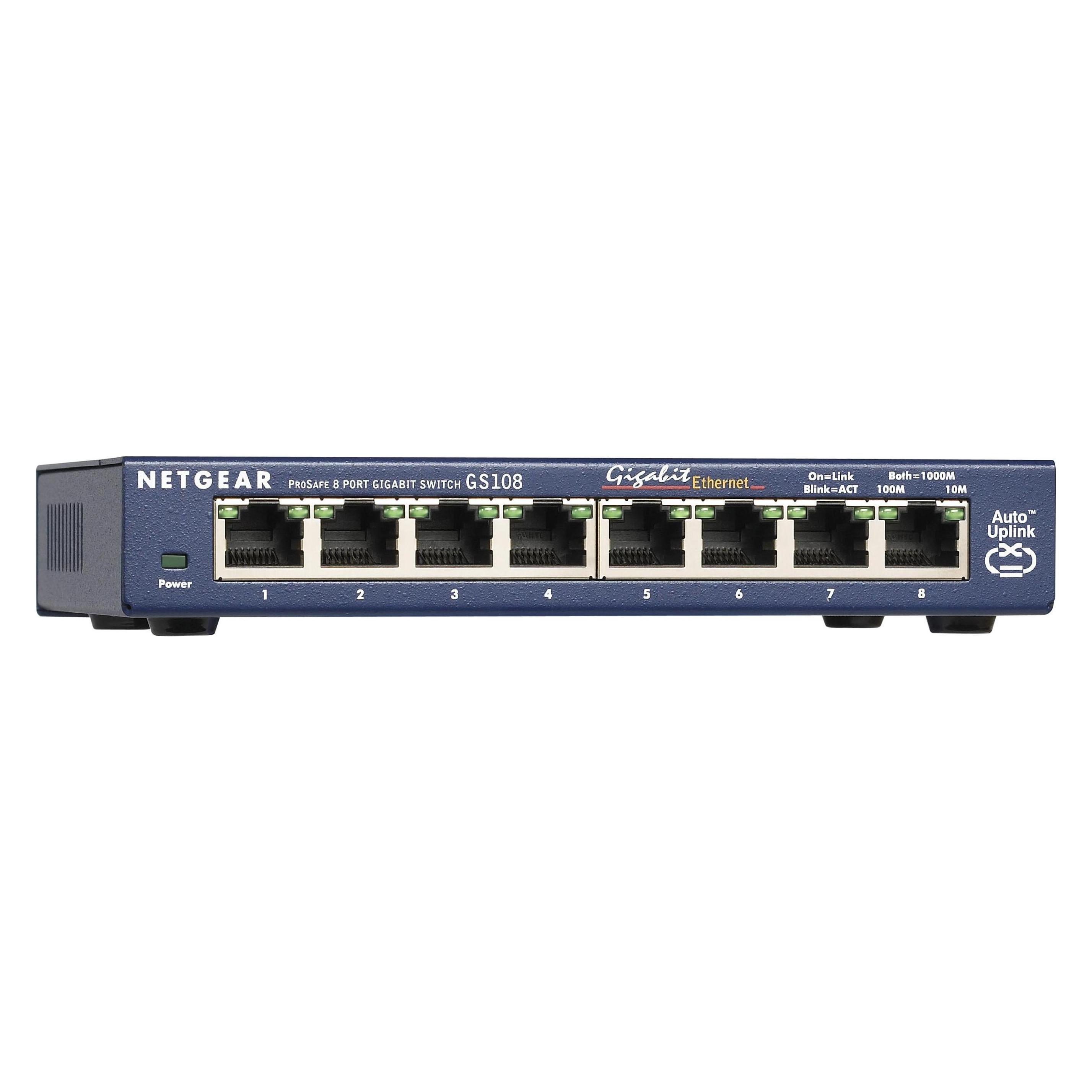 Netgear Gs108ge (8 Ports) (GS108GE)