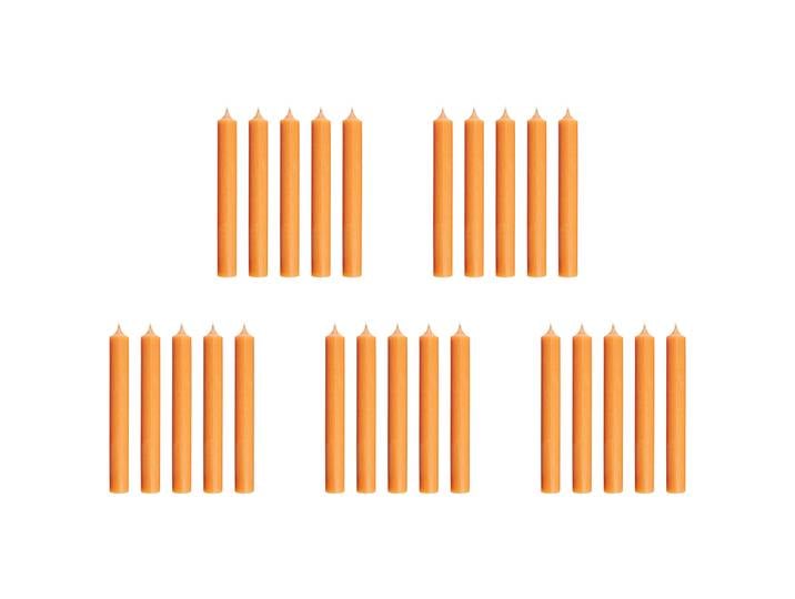 Stabkerze RAINBOW 25er-Set 18cm Orange