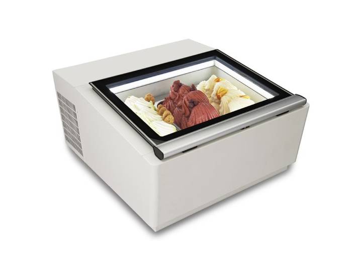 Vitrine à Glace à Poser 3 x 5 L - Combisteel - Blanc - l- L1- P- h Blanc - l- L1- P- h