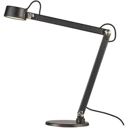 design for the people by Nordlux LED Tischleuchte NOBU, 9W, 2700K, 600lm, IP20, dimmbar, schwarz NORD-2120405003