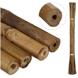 relaxdays 40er-Set Bambusstäbe 105 cm