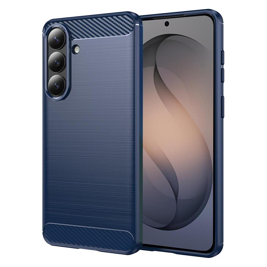 Techsuit - Carbon Silicone - Samsung Galaxy S26 - Blue (Samsung Galaxy S26) (62883030)