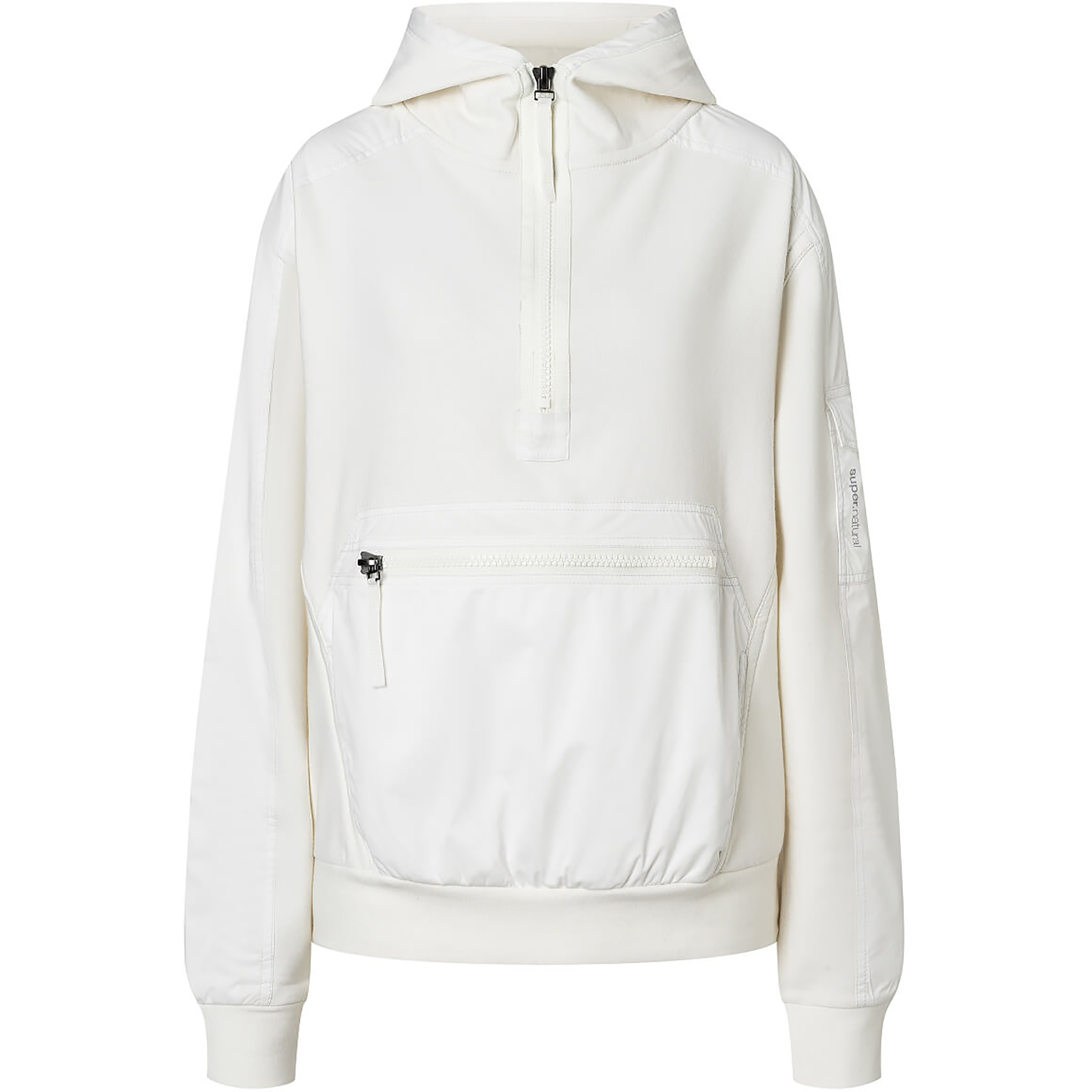 Super.Natural Wimmerl Hoodies weiss Größe S Trekking Hautfreundlich Merinowolle