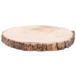 Deko Holzplatte natur 37cm