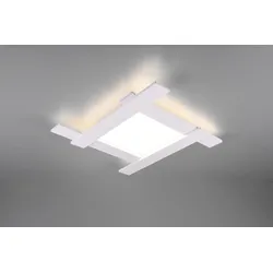 TRIO 675510531 LED Decken- und Wandleuchte Belfast 4x3,5W + 1x18W | 3320lm | 4000K | IP20 - Schalter, indirektes Licht, weiß