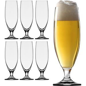 Stölzle-Lausitz Biergläser Imperial, Biertulpe, aus Kristallglas, 0,3 Liter, 6 Stück