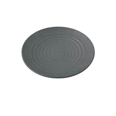 METRO PROFESSIONAL Teller flach, Melamin, Ø 26 cm, grau, 4 Stück