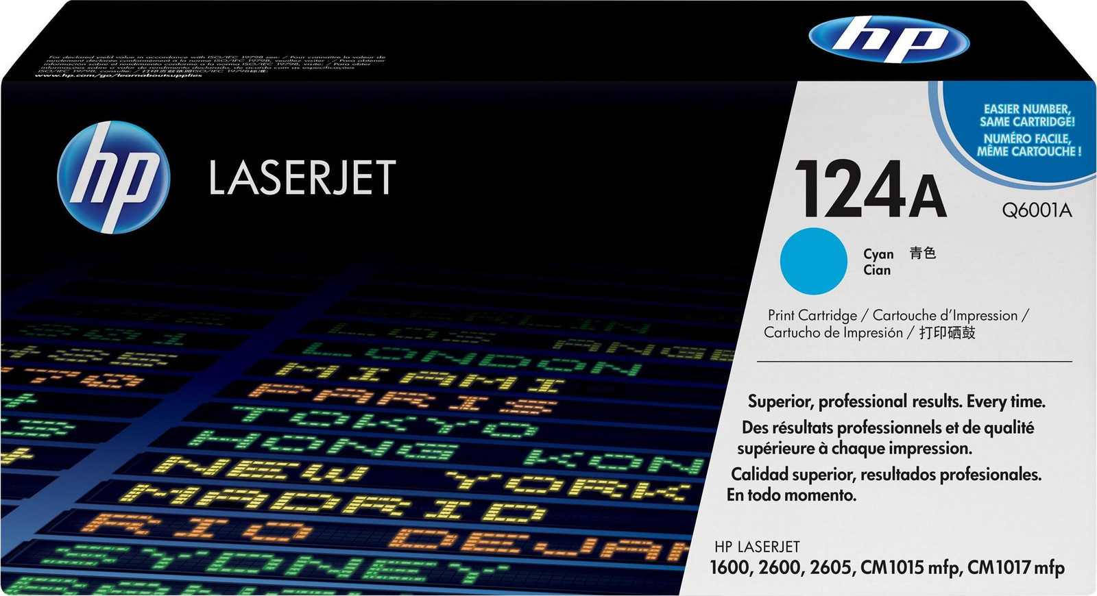 HP tonercartridge cyaan voor HP Color LaserJet 2600N, Q6001A
