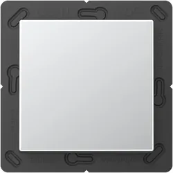 Jung BLEA590AL Bluetooth® Low Energy Funk-Wandsender, 2-kanalig, Thermoplast lackiert, Serie A, aluminium BLE A 590 AL
