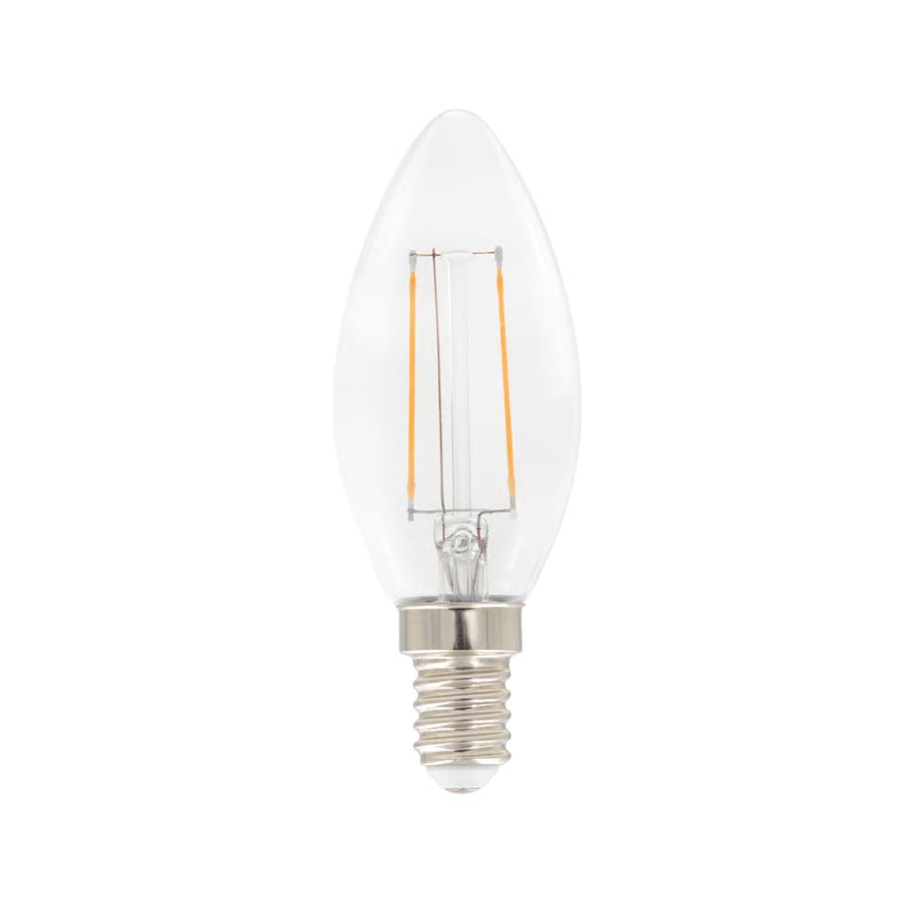 Airam Filament LED-kaarslamp C35 helder, dimbaar, E14, 3W