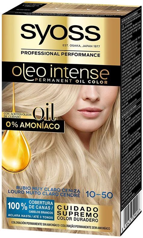 Syoss Ölintensive Tönung ohne Ammoniak 10-50 Helles Aschblond