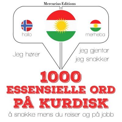 1000 essensielle ord på kurdisk - JM Gardner, Audio, 9782821125827