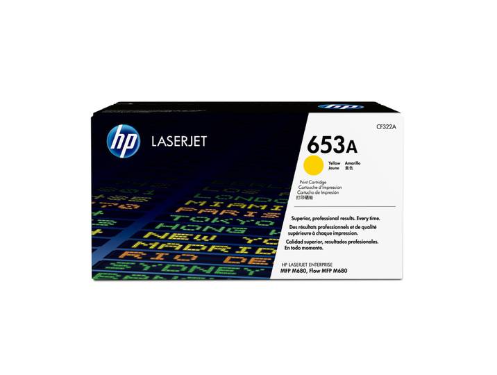 HP 653A, 16000 pages, Jaune, 1 pièce(s) CF322A