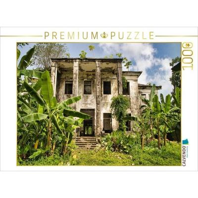 CALVENDO Puzzle Roça Ribeira Peixe, auch eine ehemalige Kakaoplantage, liegt dicht am Meer. | 1000 Teile Lege-Größe 64 × 48 cm Foto-Puzzle für