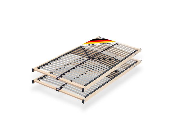 Lattenrost Base NV Doppelpack extra flach, CUBEsleep, Kopfteil nicht verstellbar, Fußteil nicht verstellbar, Doppelpack, fertig montiert, 10 Jahre Garantie