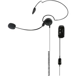 Midland Headset/Sprechgarnitur C1203 (10 km), Walkie Talkie, Schwarz