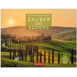 Harenberg, Kalender, Zauber des Südens Grosser Wochenkalender 2027 - Jede Woche ein neues Bild