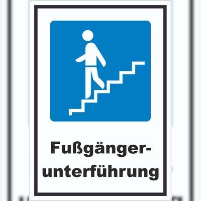 HB-Druck Fußgängerunterführung Aufkleber A5 (148x210mm)