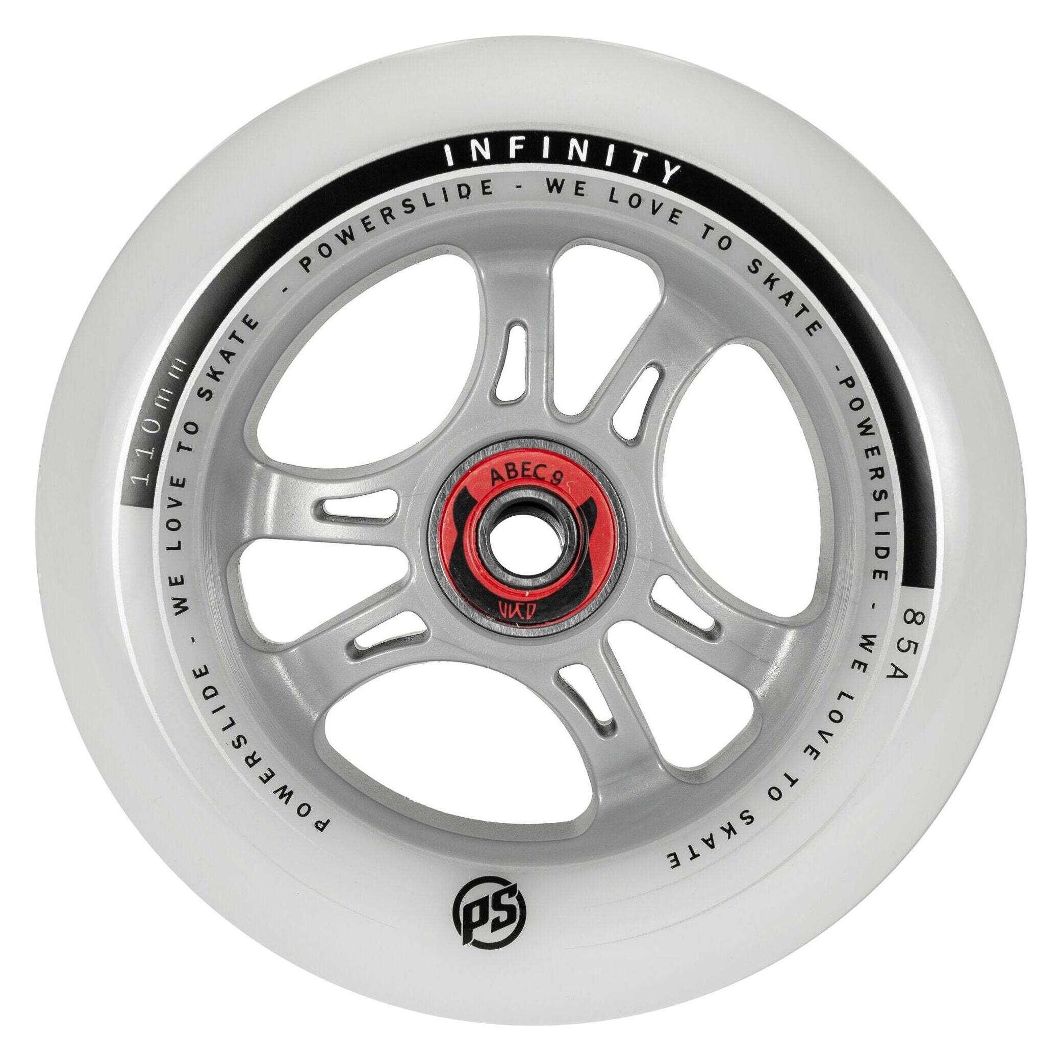 Powerslide Skateboard Wheels Infinity Rtr 3-Pack 2023 (110 mm, 85A) (905433)