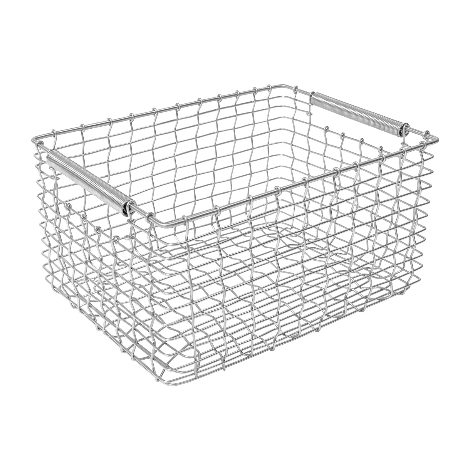 KORBO Rectangular 19 opbergmand van zuurbestendig roestvrij staal