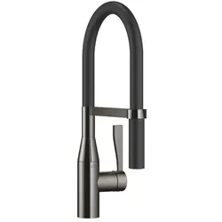 Dornbracht Einhebelmischer Profi SYNC Dark Chrome, Ausladung 200 mm, Armaturenhöhe 451 mm, Bohrungsdurchmesser 35 mm