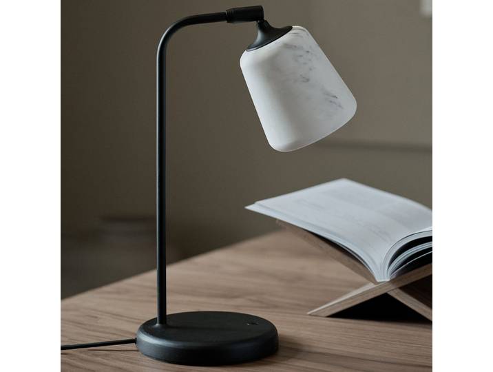 Material Tischleuchte The Black Sheep - New Works Material New Edition - Wohnzimmer - Design - Metall - Einflammig