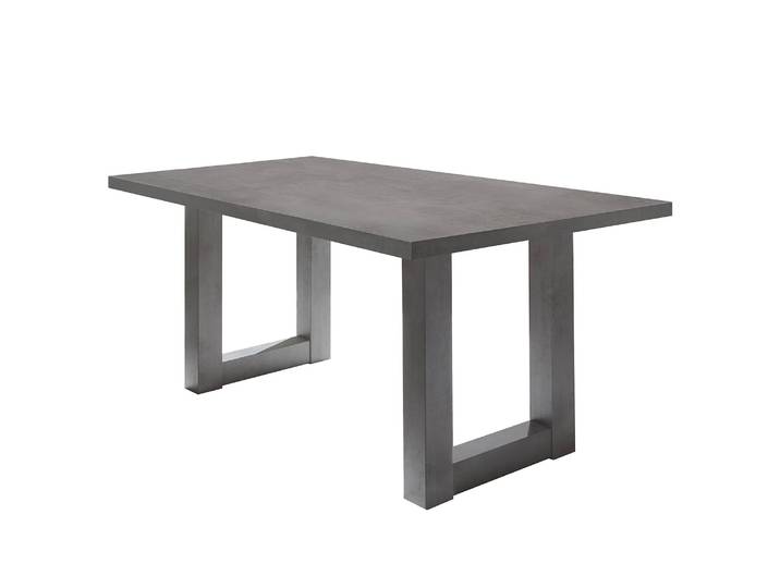 Table Leeton II 160 x 90cm Gris/Graphite