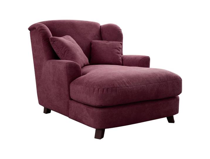 XXXL-Sessel Asado dunkelrot teilmassiv, B: 109 cm