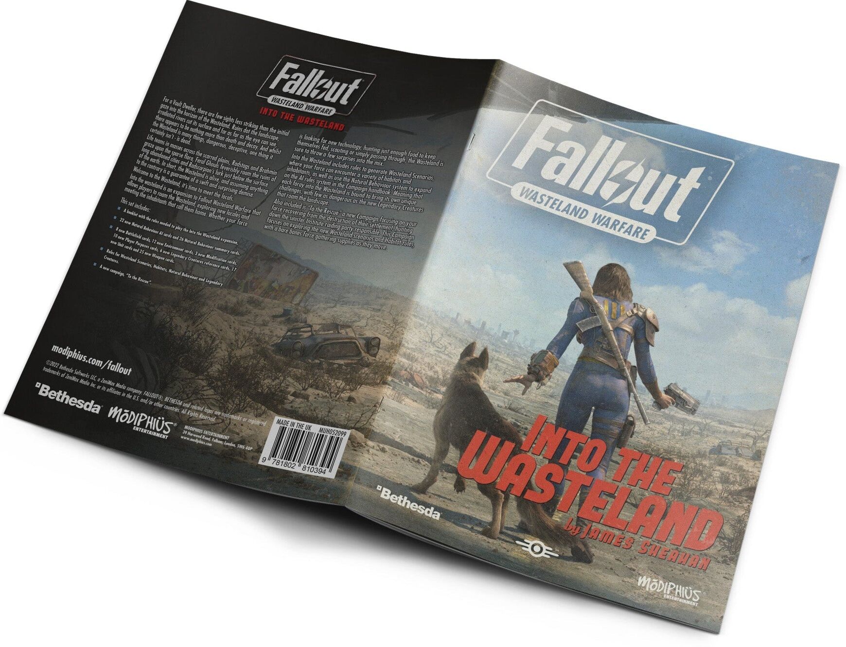 Fallout: Wasteland Warfare – Into the Wasteland Rules Expansion for Board Games by Modiphius Entertainment