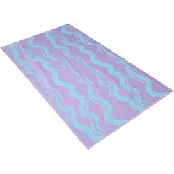 Vossen Strandtuch coast lines lavender touch 100x180 cm