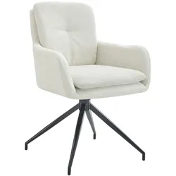 CLP Esszimmerstuhl Pickett Stoff   Farbe: creme