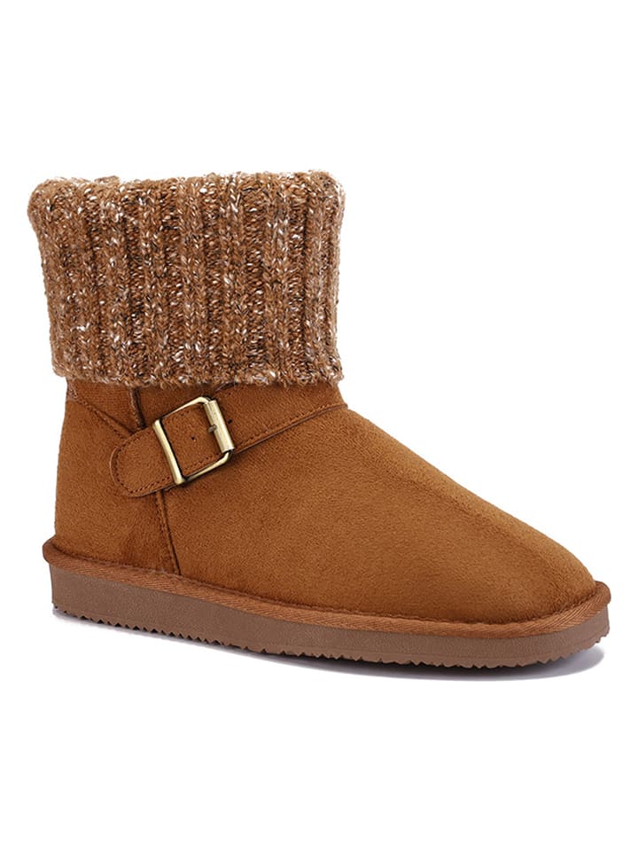 ISLAND BOOT Winterboots "Kourtney" in Hellbraun - 39