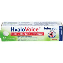Tetesept Hyalovoice Hals Rachen Stimme 20 ST