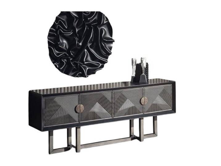 JVmoebel Kommode Braune Holzkonsole im modernen Design mit elegantem Stauraum (1 St), Made in Europe