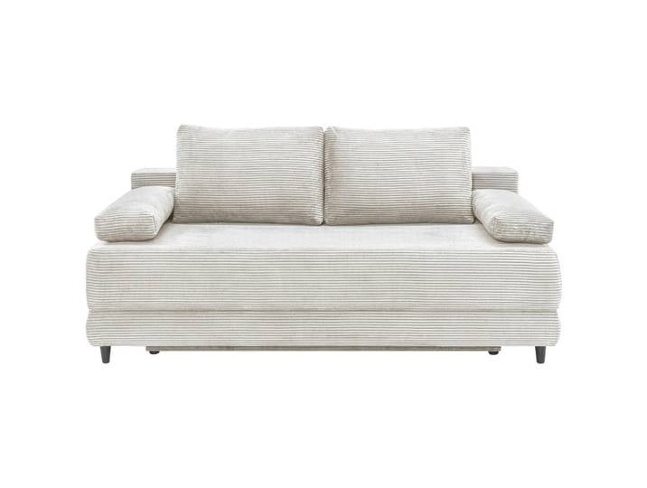 Carryhome Schlafsofa, Natur, Holz, Birke, massiv, 3-Sitzer, Füllung: Schaumstoff, Silikon,Schaumstoff, Silikon, 196x96x103 cm, Liegefunktion, Schlafen auf Sitzhöhe, Rücken echt, Wohnzimmer, Sofas & Couches, Schlafsofas, Schlafsofas mit Bettkasten