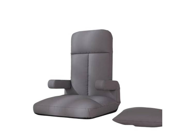 Xumh2024-3 Sitzsack Einzelnes Lazy Sofa, Tatami-Bodensitz, Balkon-Loungesessel und Erkerkissen(Grigio)