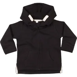 Babybugz Kinder Baby Kapuzen Sweatjacke Baby-Sweatjacke BZ32 black 2-3 years