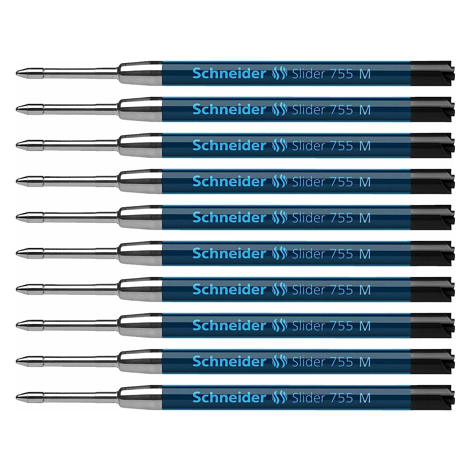Schneider Grossraummine Slider 755 (Schwarz, 0.60 mm, 10 Stk.) (50-175601)