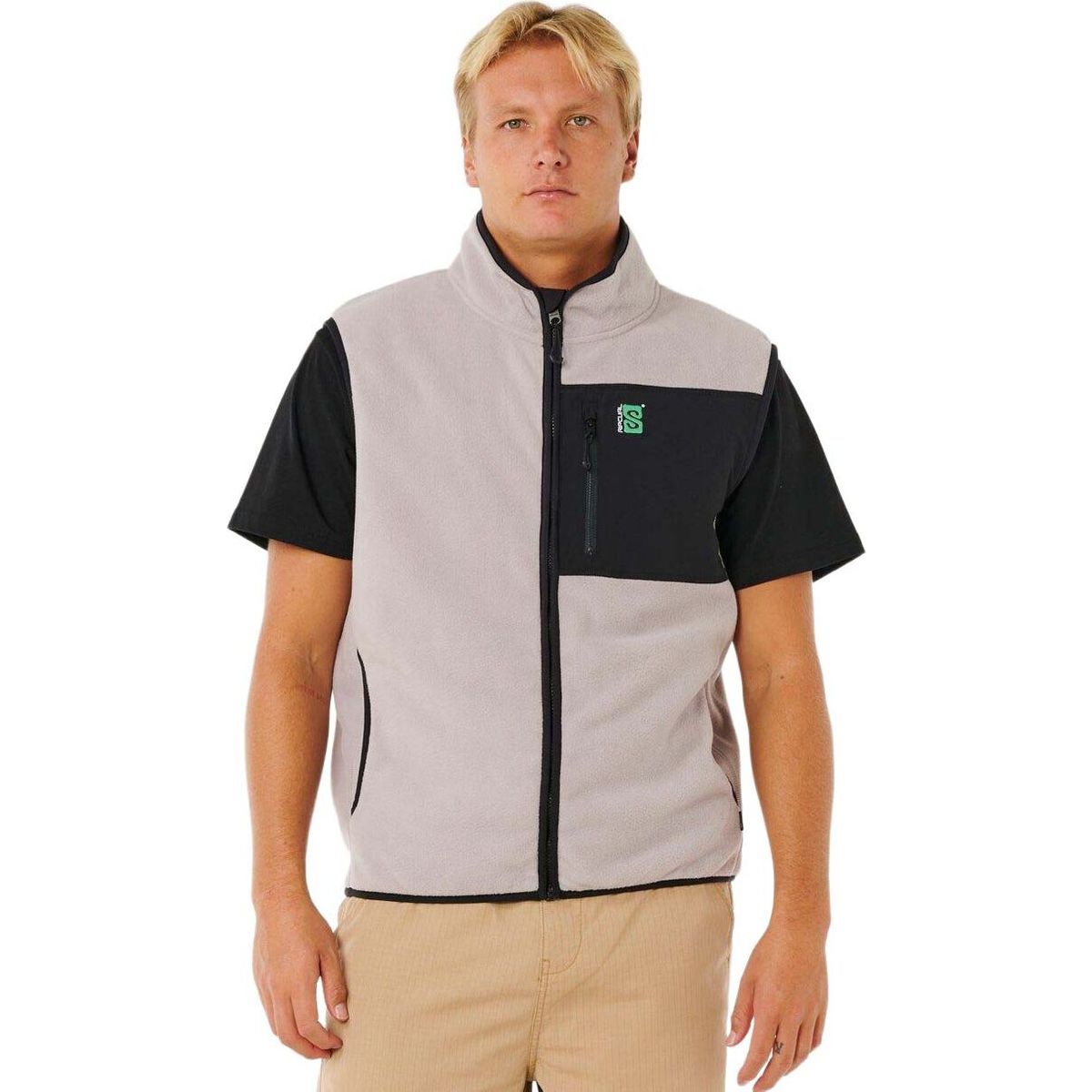 RipCurl Search Polar Fleece Vest stone (2019) M 09YMFL-2019-M