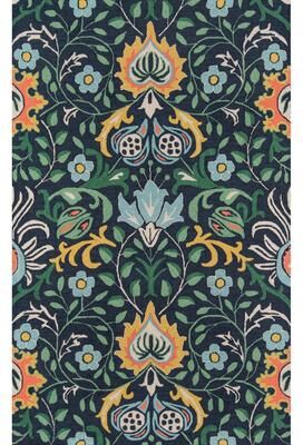 Momeni Newport Hand Tufted Wool Floral Area Rug.